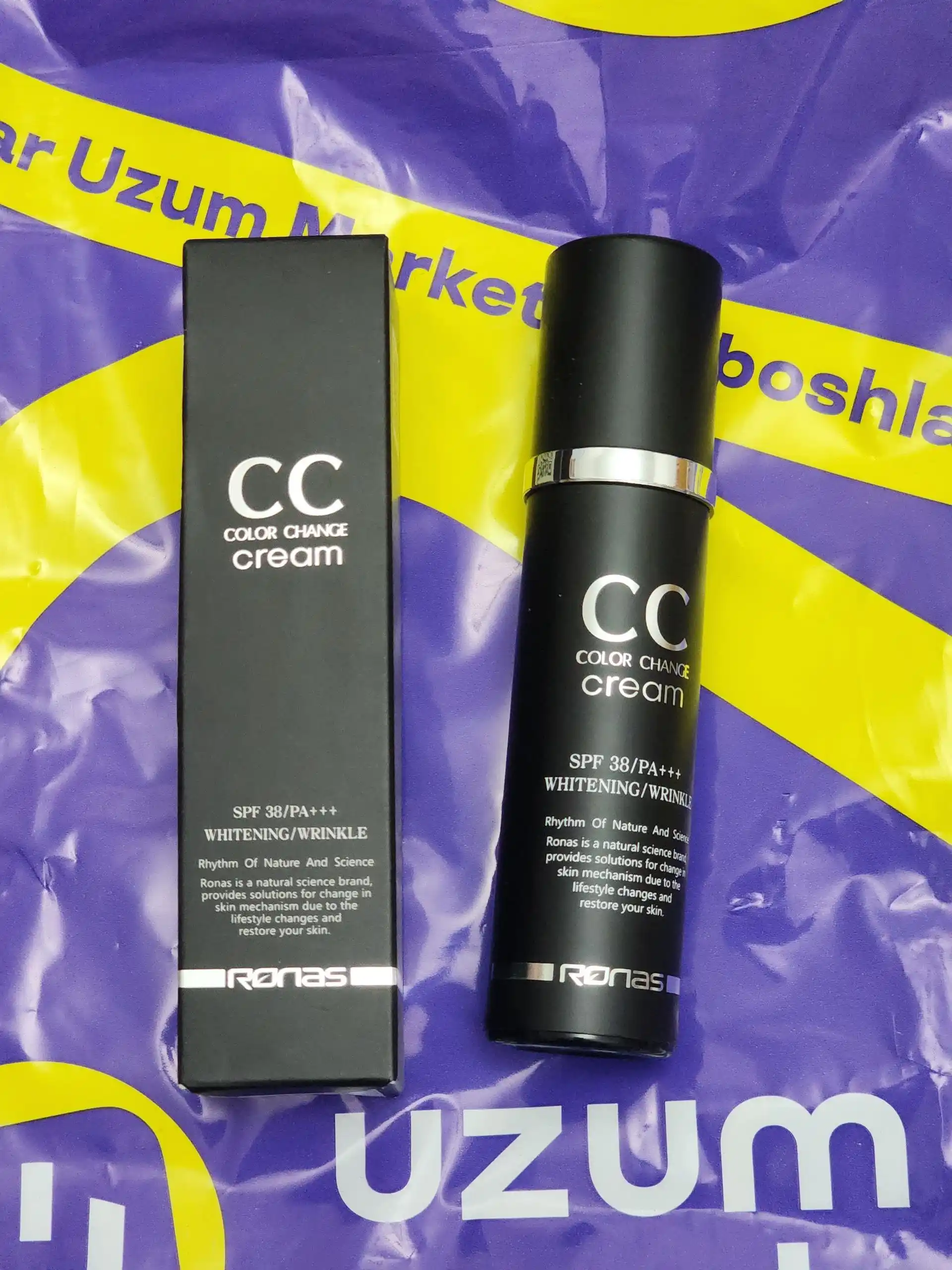 Ronas CC крем с защитой от солнца SPF 38 PA+++, 50 мл