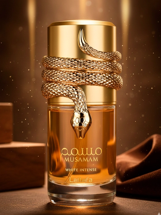 Lattafa Perfumes Musamam White Intense Парфюмерная вода восточная с цитрусами, 100 мл 