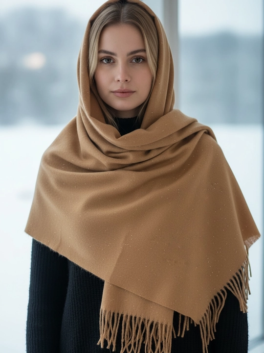 Ayollar va qizlar uchun uzun  sharf, (uzun sharf) (kashmer sharf) (xijob) (ro'mol) qishki