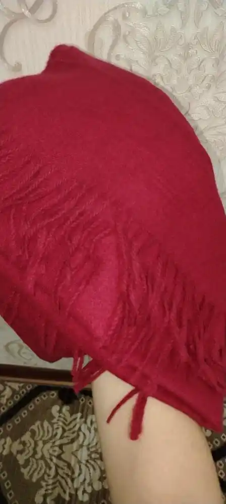 Ayollar qishki kashemir sharfi, qalin sharf, 180x70 sm