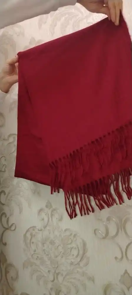 Ayollar qishki kashemir sharfi, qalin sharf, 180x70 sm