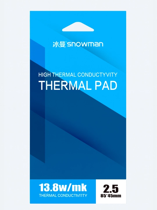 Termal prokladka Snowman, 13.8 Vt, 85 * 45 mm, video-grafik kartalar uchun