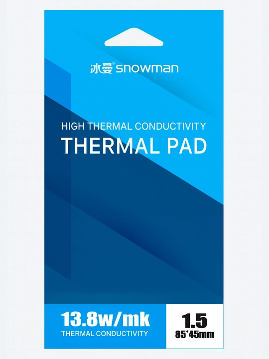 Termal prokladka Snowman, 13.8 Vt, 85 * 45 mm, video-grafik kartalar uchun
