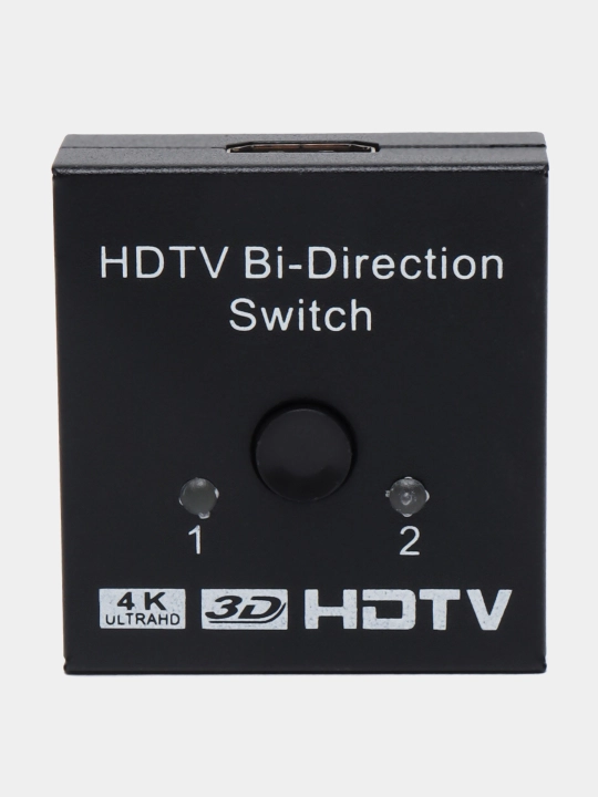 Adapter HDMI switch video ikkita monitorlarga ketma-ketlikda o'tkazuvchi