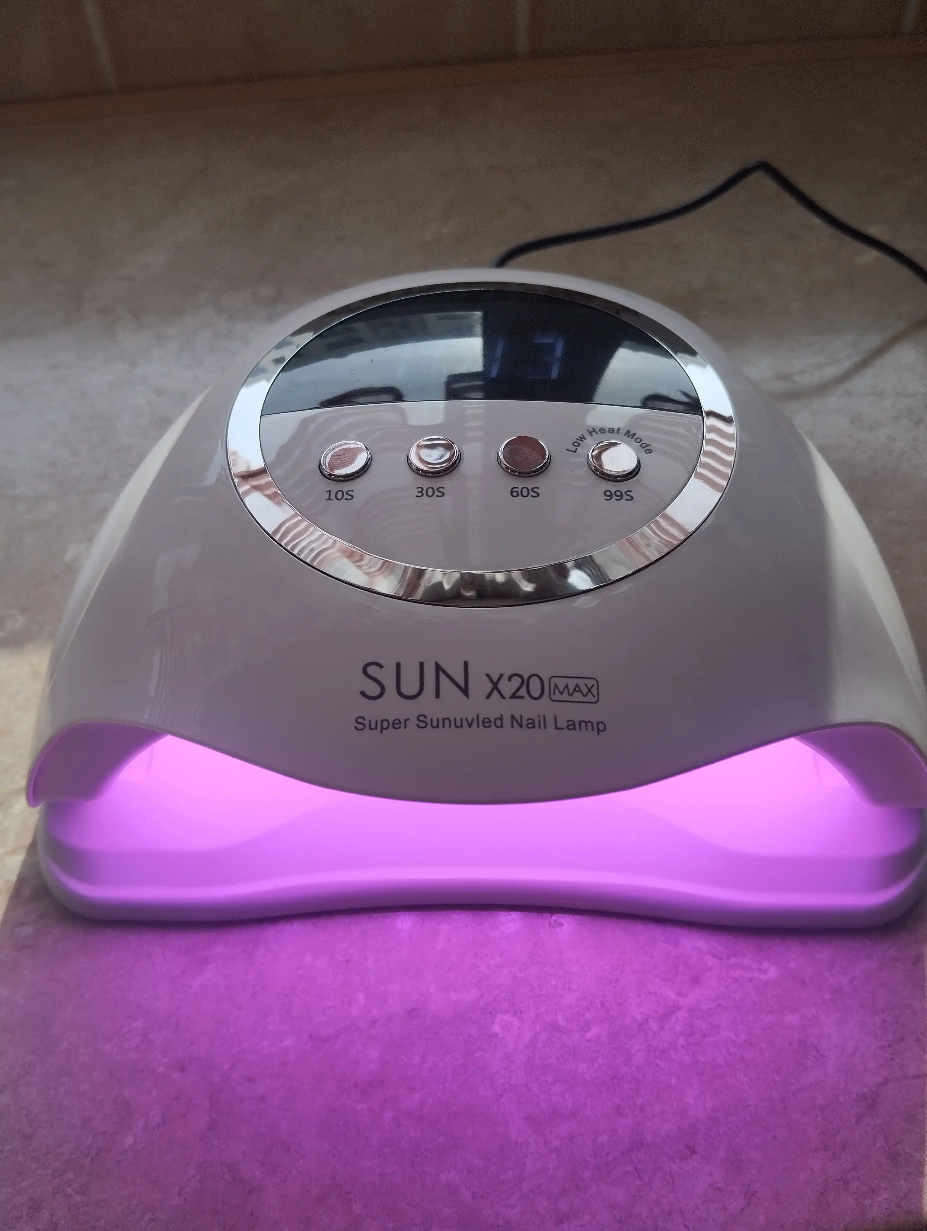 Manikyur va pedikyur uchun professional lampa, SUN Х20 Max, 320W, tirnoqlarni quritish