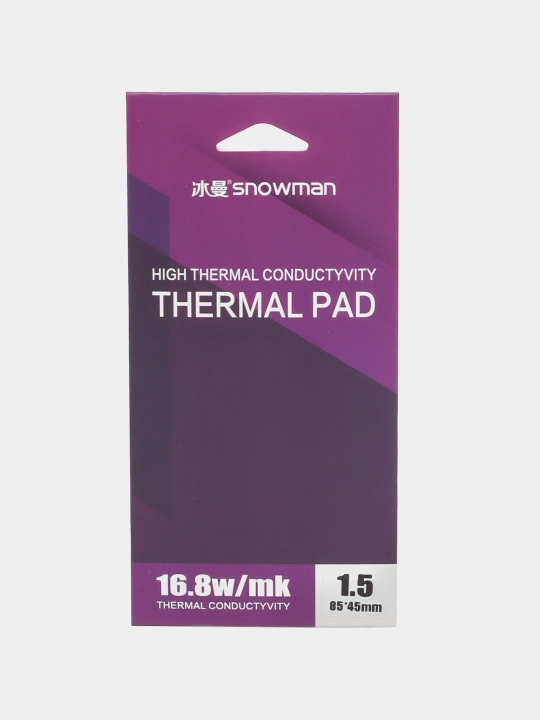 Termal yostiq Snowman, 16,8 Vt, o'lchami 85 * 45 mm, video kartalar uchun - 