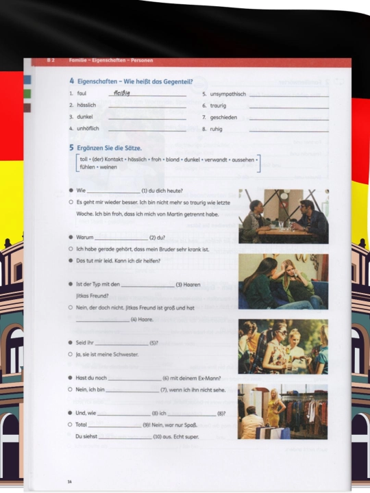 Deutsch Intensiv Wortschatz A2 – Немецкий интенсивный словарь, уровень A2, формат A4 