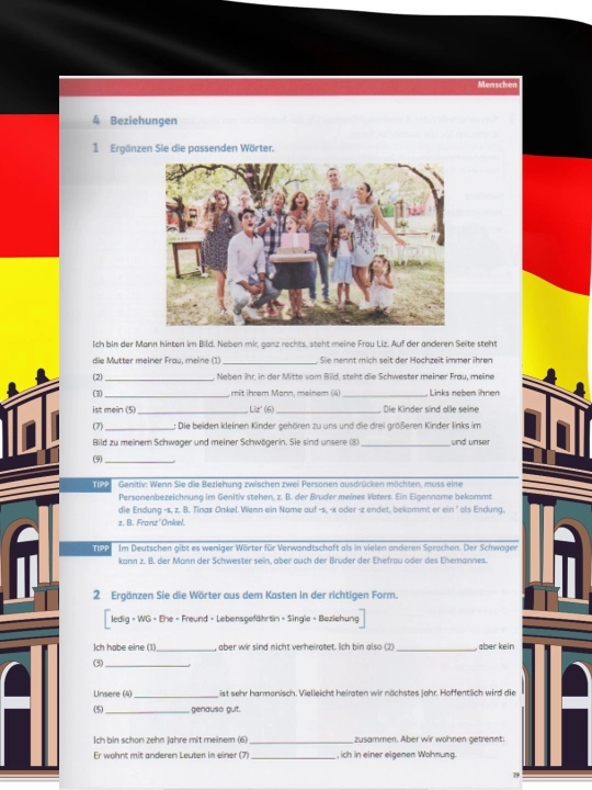 Wortschatz B1 - So‘z boyligini oshirish uchun mashqlar to‘plami B1 darajasi, A4 format