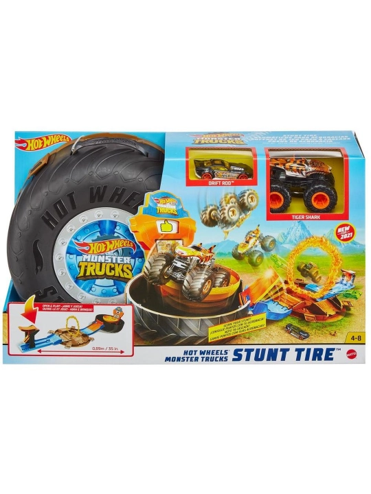 Hot Wheels Monster Trucks tryuk-shinali o‘yin paketi