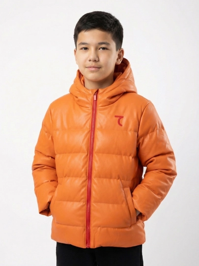 Куртка “7ACTIVE PUFFER” — 7SABER7-23GJK001-ОРАНЖ-12 лет