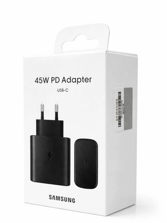 Samsung 45W PD Быстрое зарядное устройство + кабель USB-C to USB-C 3A