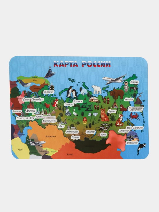 Настольное покрытие для лепки, пластик, 430 * 320 мм (50), НПД-2 - 