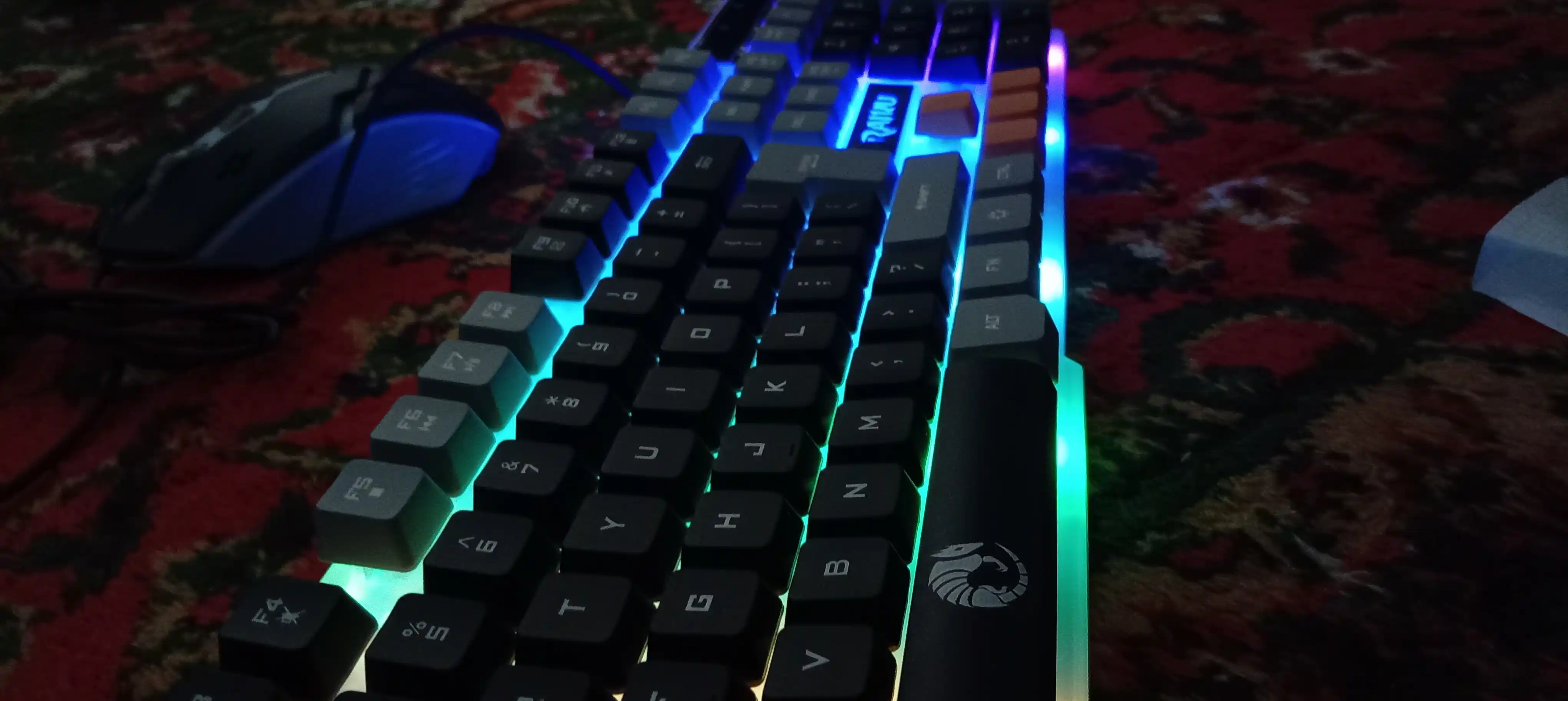 Игровая клавиатура gtx350-с RGB-подсветкой, мембранная, с проводным подключением