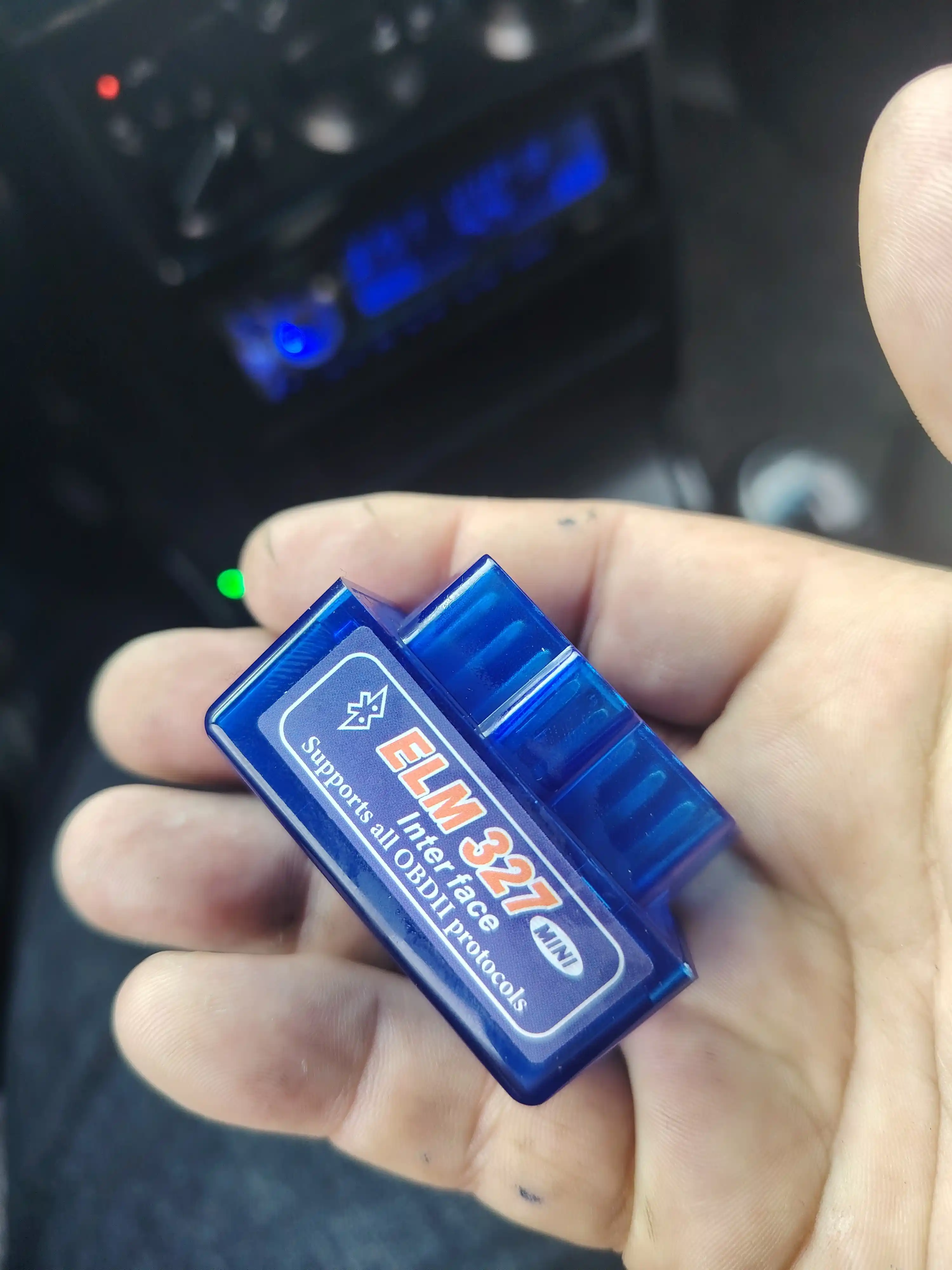 Avtodiagnostik xatolik skaneri ELM327 OBD2 V2.1, Android, Bluetooth