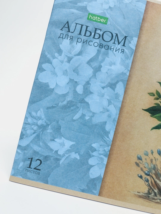 Альбом для рисования ECO, 12 листов, А4ф, на скобе, 12А4C