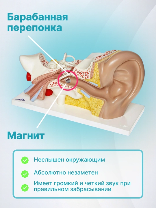 Микро наушник Bluetooth магнит — компактный, удобный, с чистым звуком 