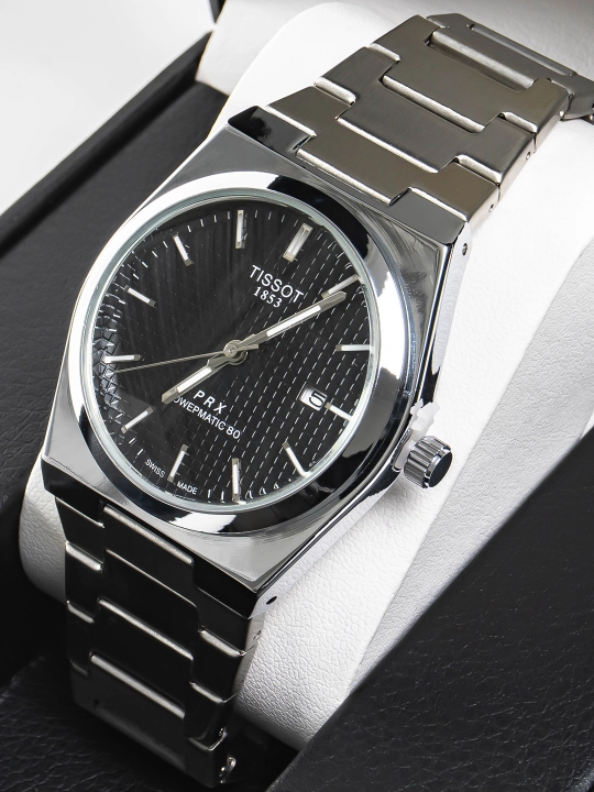 Tissot PRX Powermatic 80  erkaklar soati, po‘lat brasletli