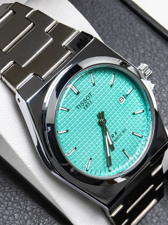 Tissot PRX Powermatic 80  erkaklar soati, po‘lat brasletli