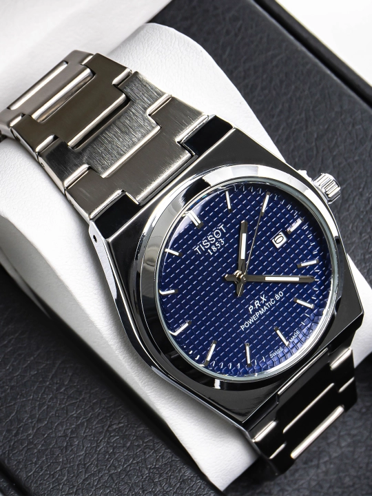 Tissot PRX Powermatic 80  erkaklar soati, po‘lat brasletli
