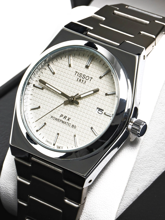 Tissot PRX Powermatic 80  erkaklar soati, po‘lat brasletli