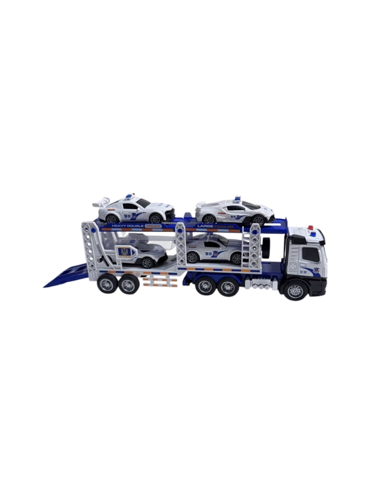 Игрушечный автовоз серии Alloy Transport Car с 4 машинками