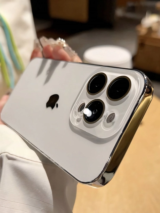 Chexol iPhone 11, 12, 13, 14, 15, 16 Pro Max uchun, kamera himoyali g'ilof