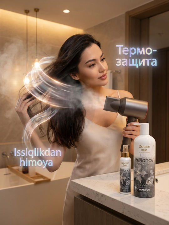 Doctor Fresh Professional shampuni, barcha turdagi sochlar uchun, 1100 ml