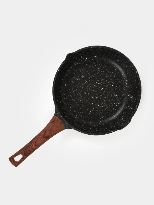 Granitdan yasalgan, yonishga qarshi qoplamali va O.M.S 15002 qopqoqli tova