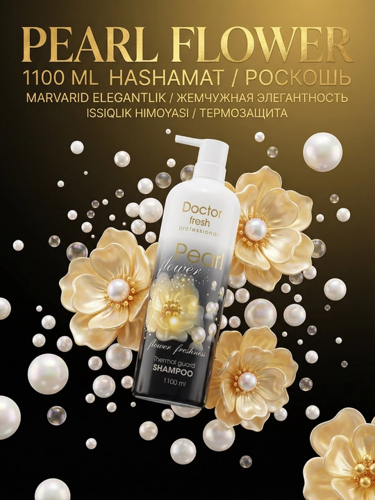 Doctor Fresh Professional shampuni, barcha turdagi sochlar uchun, 1100 ml