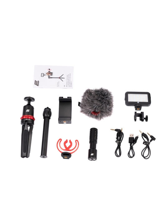 Микрофон с триподом для мобильных устройств 2E MM011 Vlog KIT, 3.5mm (2E-MM011)