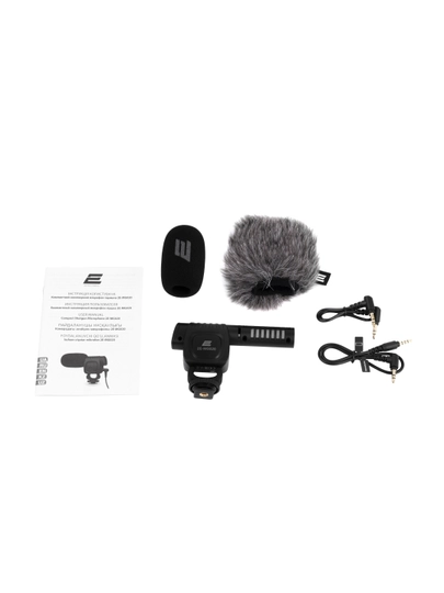 Mikrofon quroli 2E MG020 Shoutgun Pro, yoqilgan/ochiq, 3,5 mm 2E-MG020