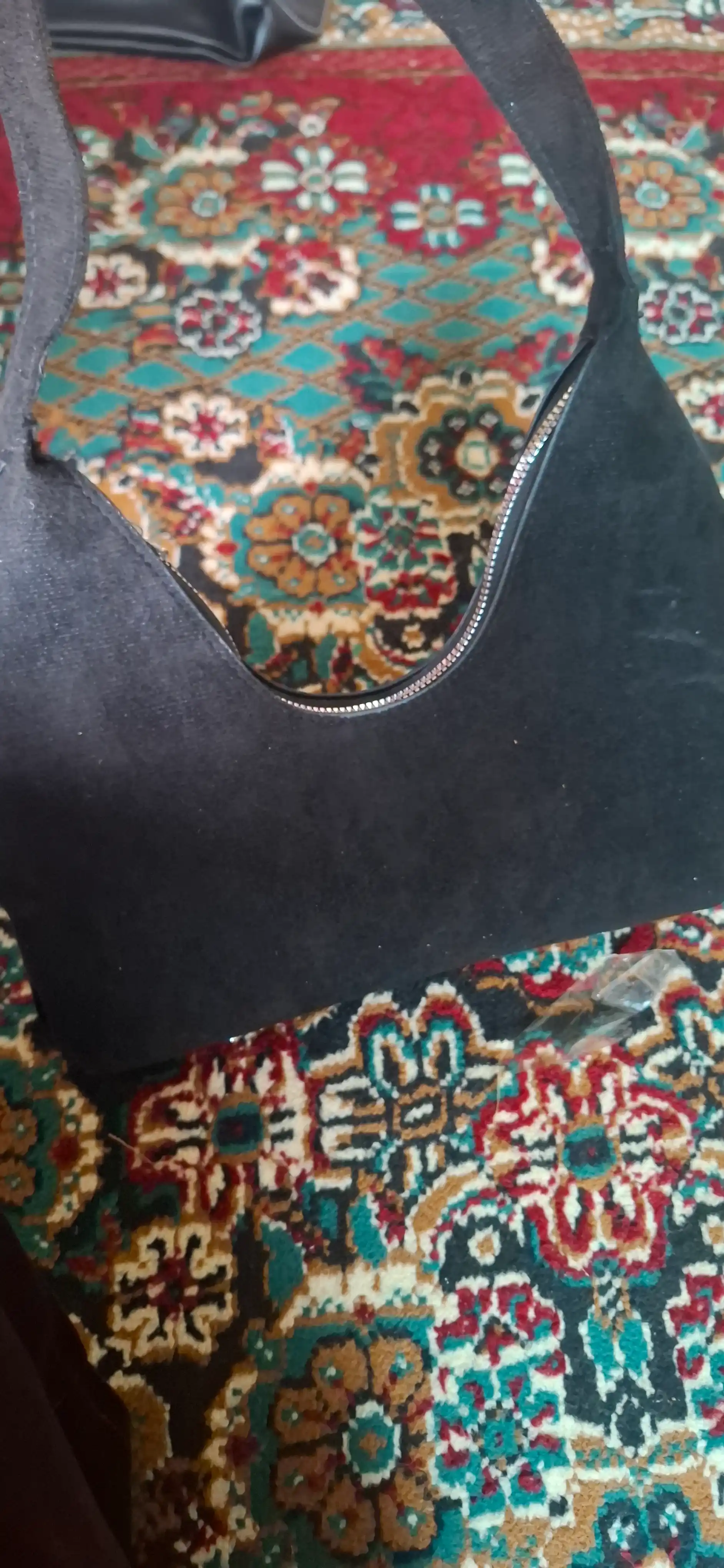 Ayollar uchun ASIYAT yelkama Hobo sumkasi, o‘qish va ish uchun, zamshdan