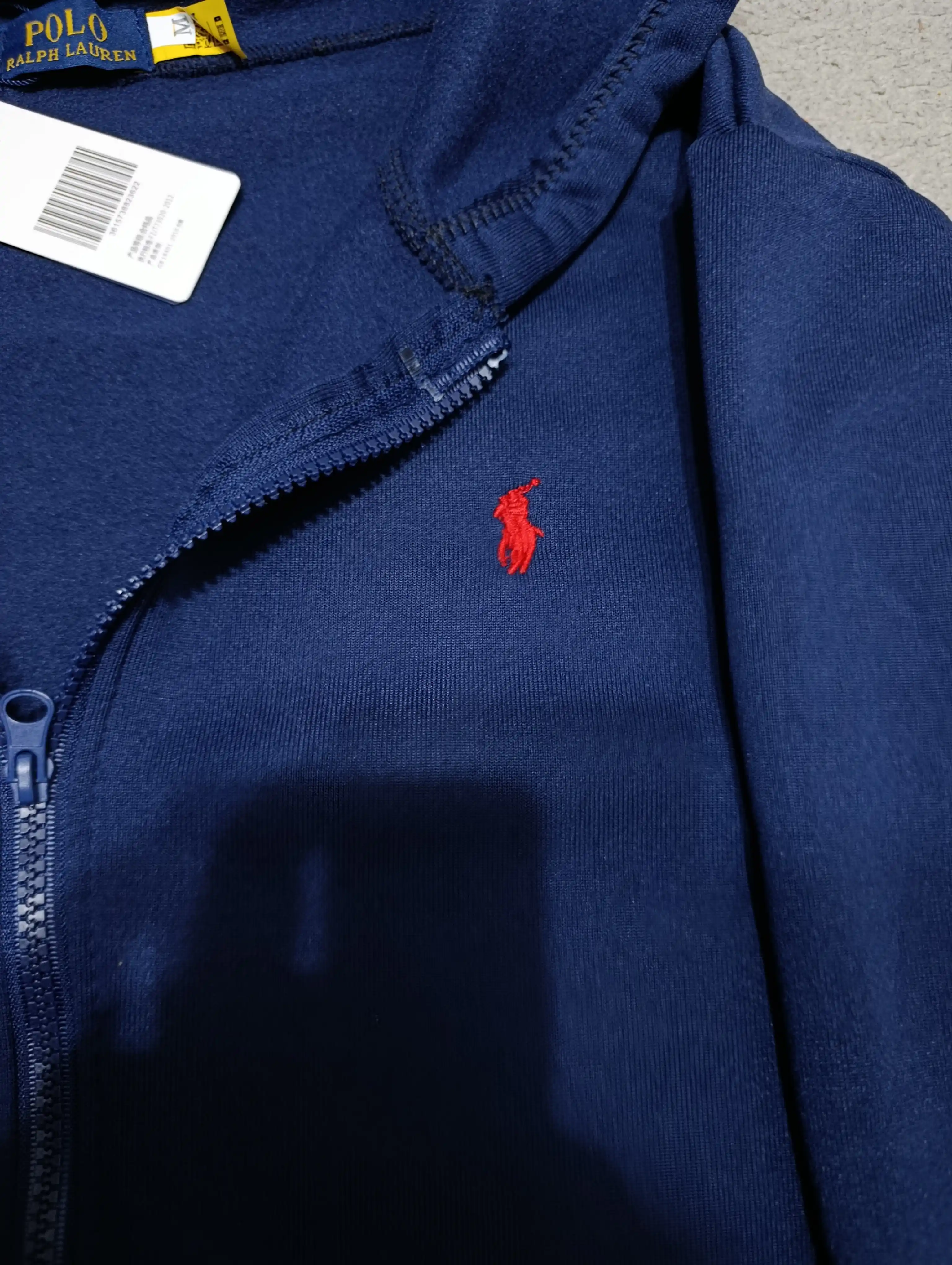 Erkaklar va ayollar uchun Ralph Lauren, kapyushonli va molniyali xudi, zip, kurtka, S–3XL