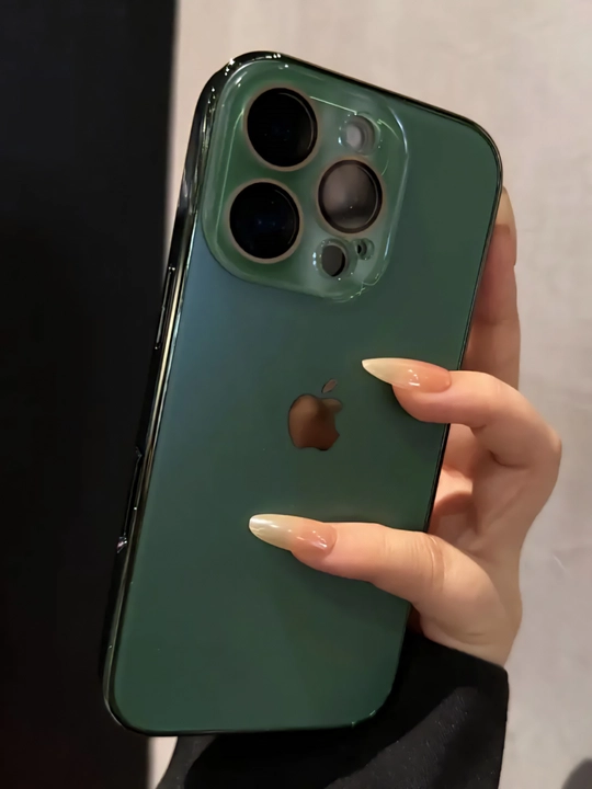Chexol iPhone 11, 12, 13, 14, 15, 16 Pro Max uchun, kamera himoyali g'ilof - 