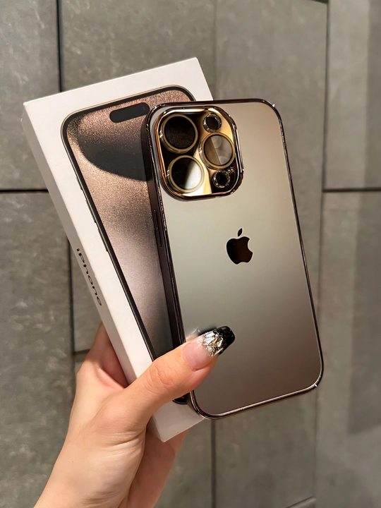 Chexol iPhone 11, 12, 13, 14, 15, 16 Pro Max uchun, kamera himoyali g'ilof