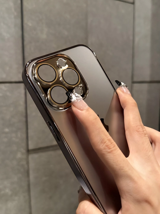Chexol iPhone 11, 12, 13, 14, 15, 16 Pro Max uchun, kamera himoyali g'ilof