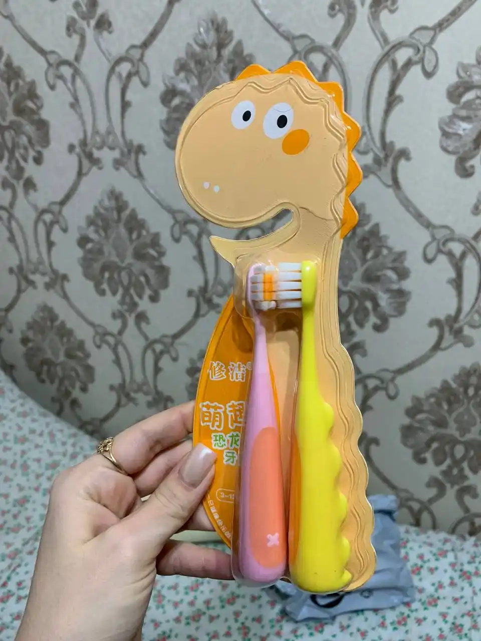 Набор мультяшных, детских, мягких, зубных щеток