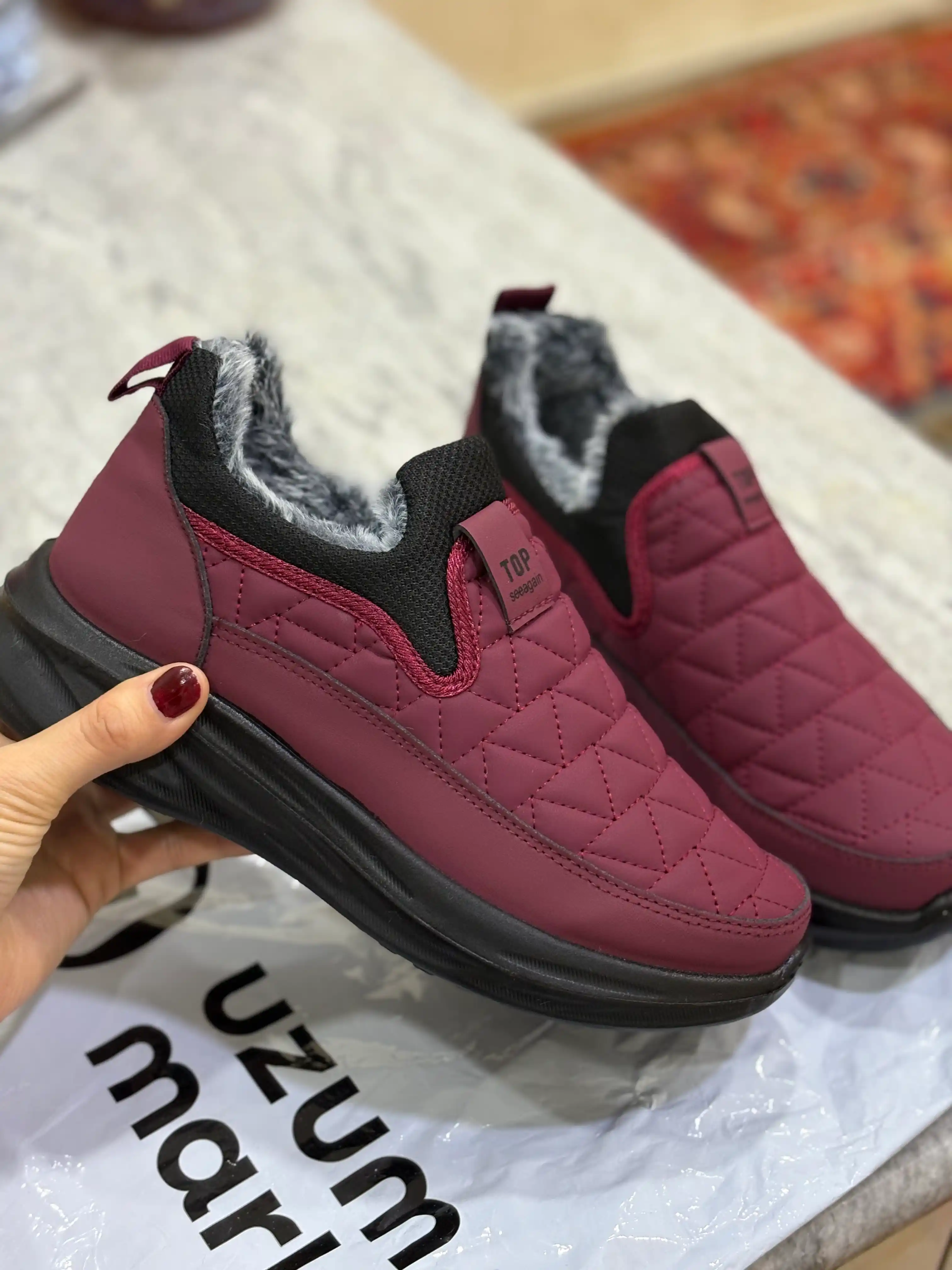 Wintersnow yumshoq qishki sliponi. O‘lchamga o‘lcham. 36-41