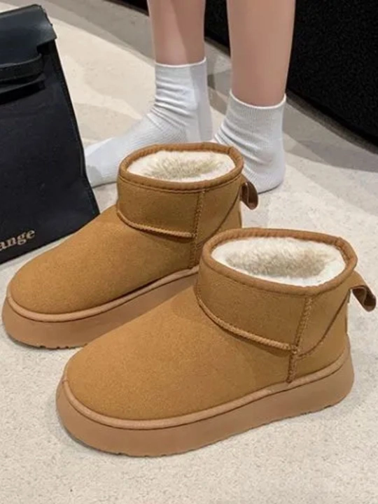 Женские сапоги UGG, замшевые сапоги UGG с мехом, сапоги UGG на толстом каблуке