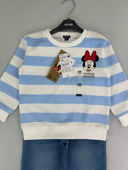 Детский костюм для девочек KIABI Minnie Mouse, свитшот, джинсы