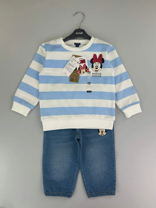 Детский костюм для девочек KIABI Minnie Mouse, свитшот, джинсы - 