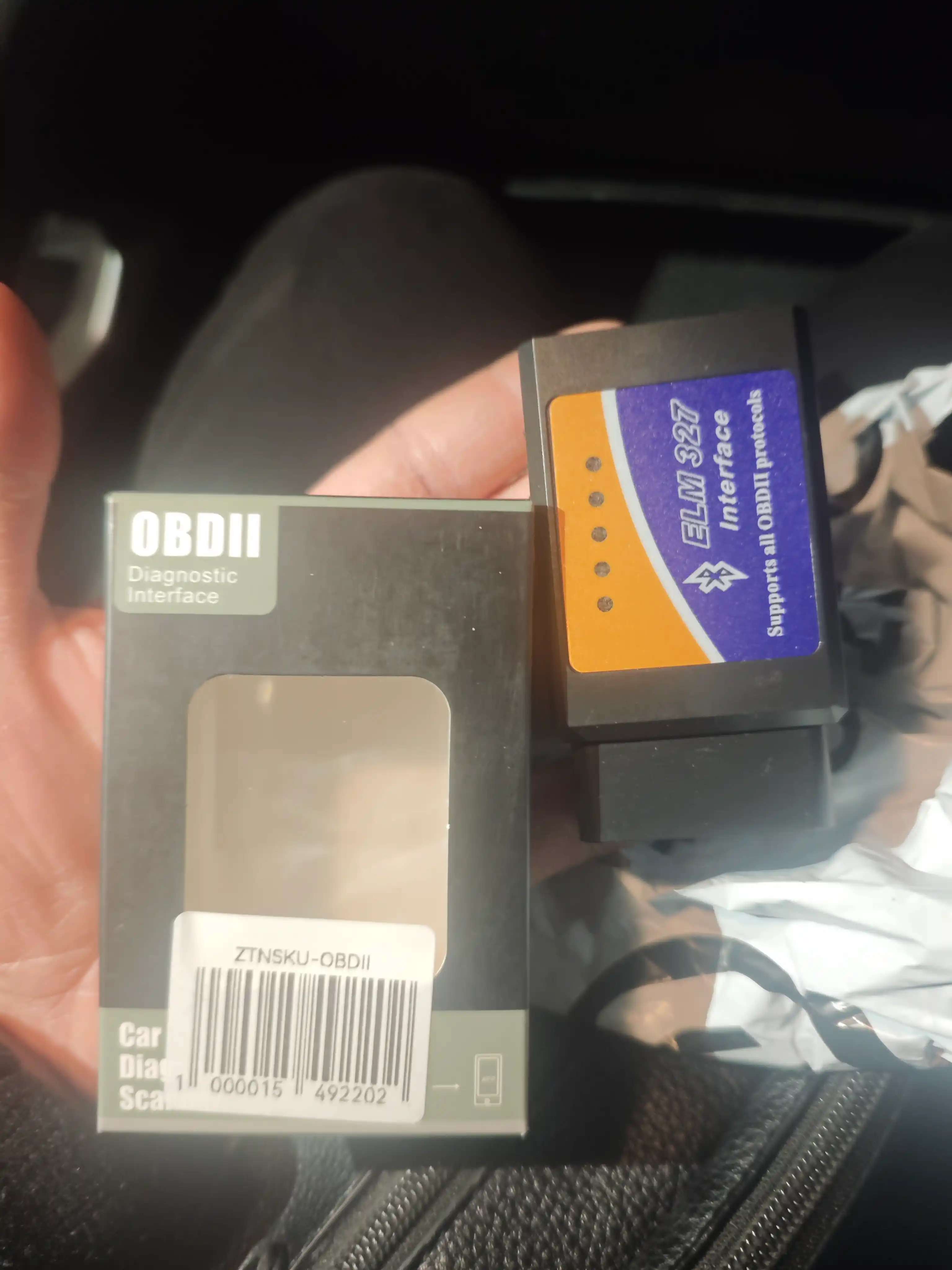 Диагностическое и тестовое устройство ELM327 Bluetooth OBD2 V2.1 считыватель кодов движка