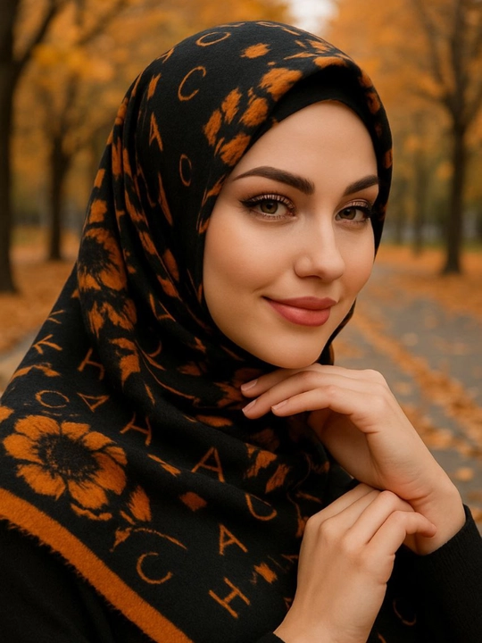 Женские и девичьи платки, разных размеров, хиджаб-платок, платок Dior, платок Chanel