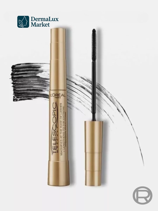 Yupqa cho'tka bilan uzun va ajratilgan kipriklarni uzaytiruvchi L’Oréal Paris Telescopic - 