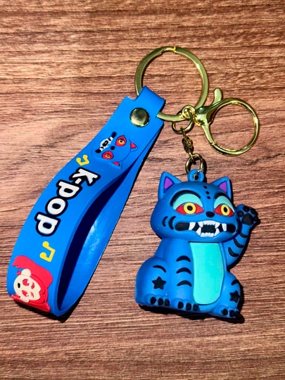 Брелоки из полиуретана на тему k-pop demon hunters, не выцветает, прочные — DIY7-KPOPKEY-АМЕТИС