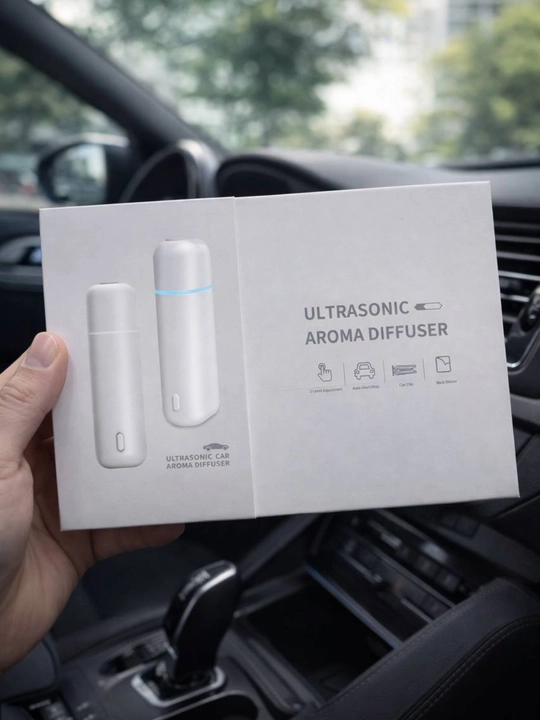 ULTRASONIC aroma diffuzer avtomobil uchun, simsiz havo namlagich, osvejitel