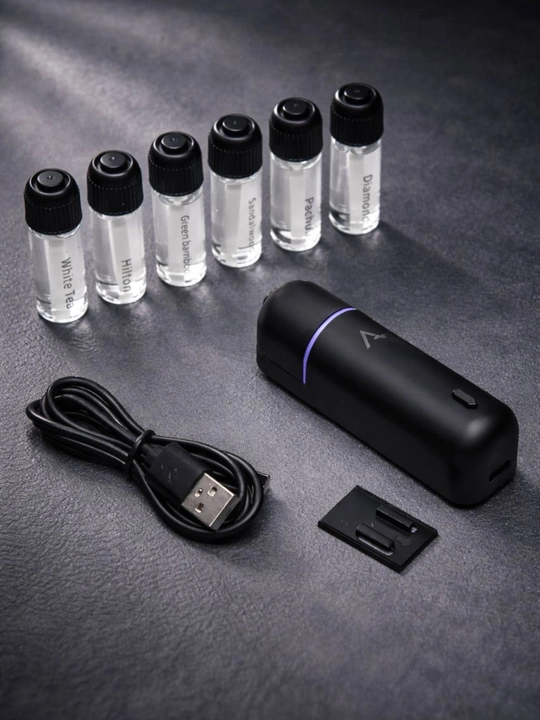 ULTRASONIC aroma diffuzer avtomobil uchun, simsiz havo namlagich, osvejitel