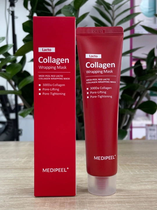 Маска-плёнка для сужения пор с коллагеном Medi-Peel Lacto Collagen Wrapping Mask, 70мл