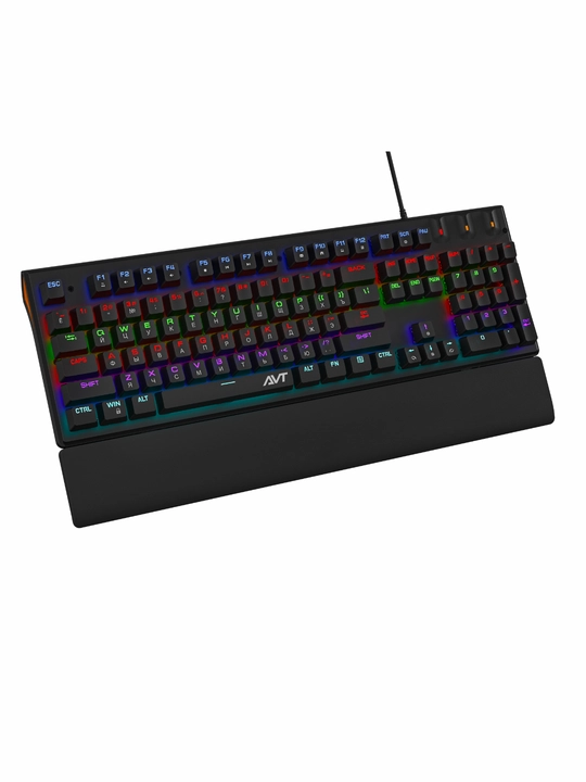 Klaviatura, simli, AVT Gaming KGW03 Black, o‘yin klaviaturasi