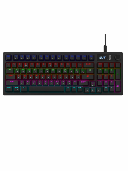 Klaviatura, simli, o‘yin klaviaturasi, AVT Gaming KGW05 Black